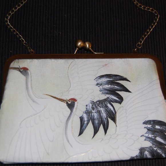 Kaleidoscope by Erin Chain Purse W/ Clip Closure 9"x 6"  15" Chain Handle - Picture 1 of 15